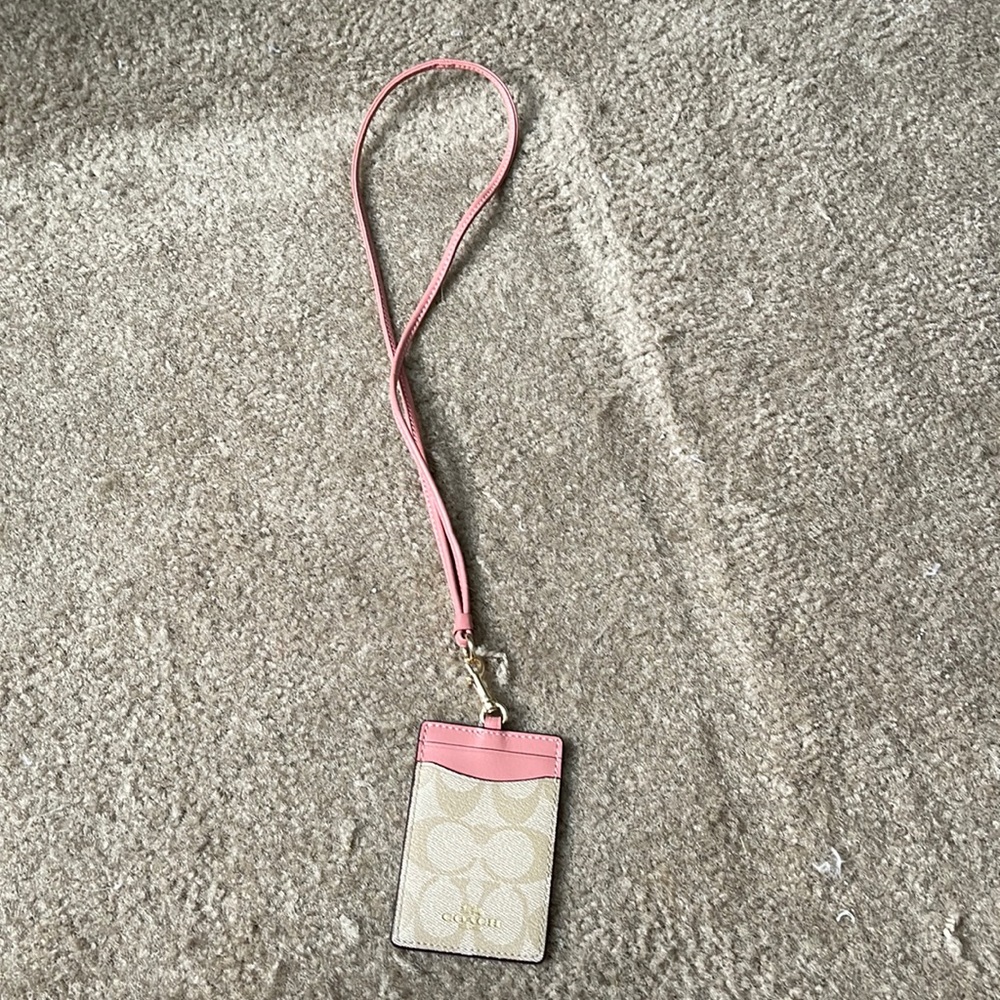 Coach Lanyard ID badge